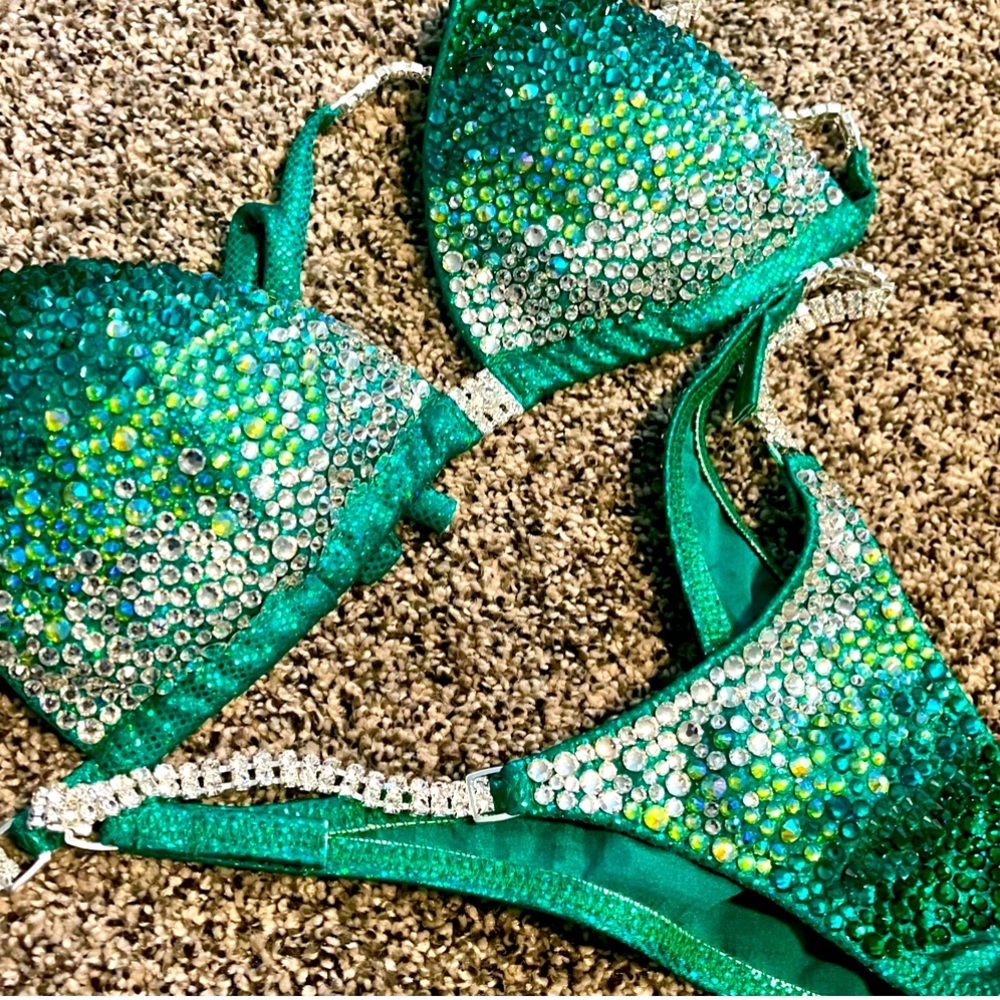 Beautiful custom made Competition bikini.